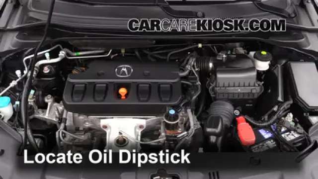 2013 Acura ILX 2.0L 4 Cyl. Aceite Controlar nivel de aceite